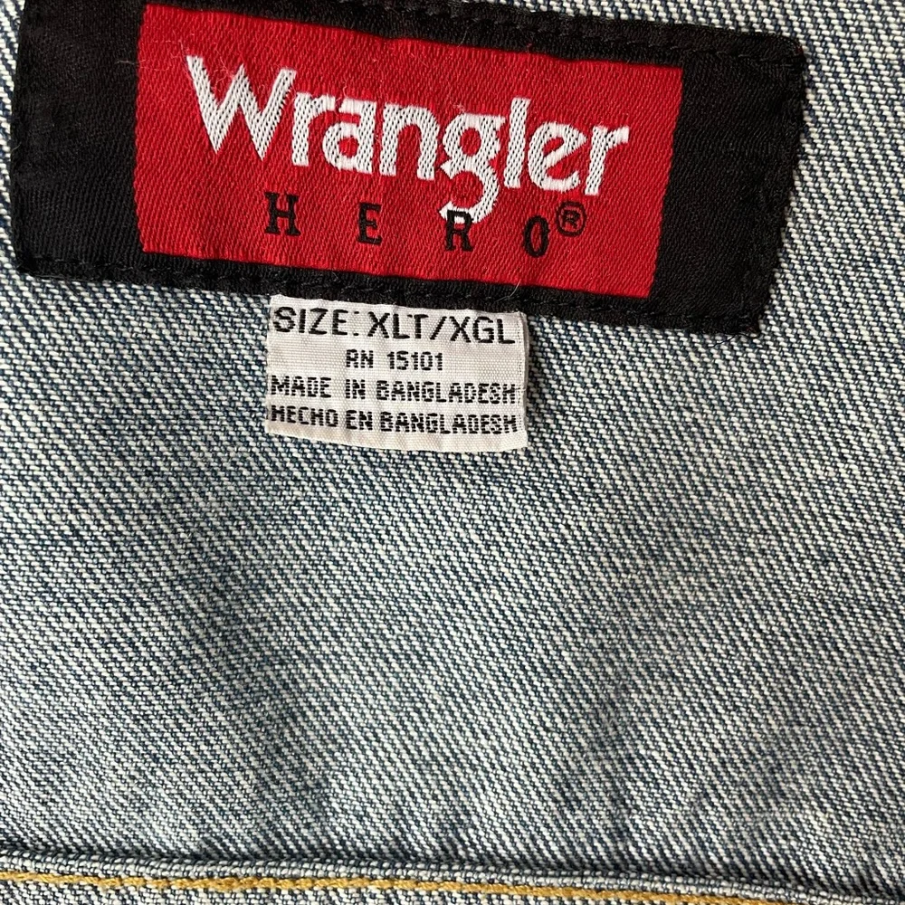 WRANGLER Demim Work Jacket Size XL Tall - Picture 12 of 13